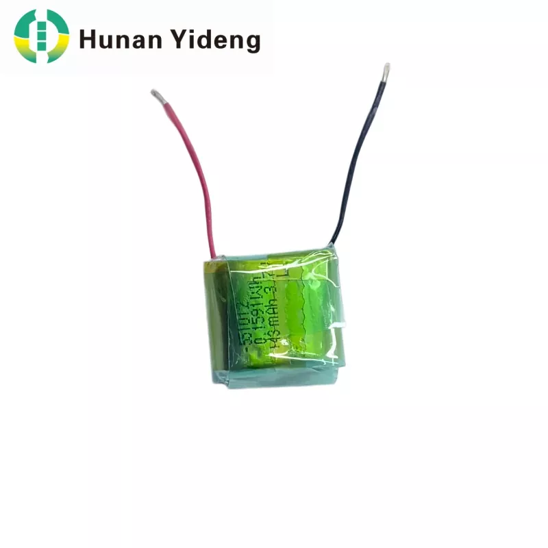 551012 3.7V 43mah Đồ chơi điện Li Polymer Pin