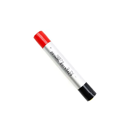 08570 3.7V 280mAh Slim Cylindrical Li-Polymer Battery